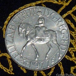 ÉLISABETH II - Jubilé d'argent du règne de la reine.