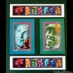 Ces timbres qui ont bénéficié d'un traitement spéciale par la Poste