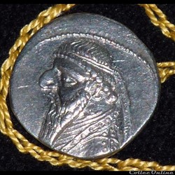 MITHRADATES II - AR Drachm de 4,16g et 19 mm de diamètre.