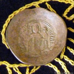 MANUEL Ier Comnène - Trachy de 4,52g et 30 mm de diamètre.