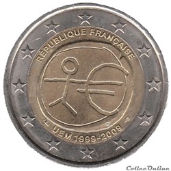 France - 2009 : 10e anniversaire de l'Union économique et monétaire
