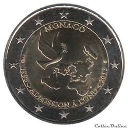 Monaco - 2013 : 20e anniversaire de l'adhésion de la Principauté à l'ONU