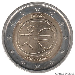 Espagne - 2009 : 10e anniversaire de l'Union économique et monétaire