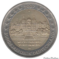 Allemagne - 2007 : Présidence du Mecklembourg-Poméranie occidentale au Bundesrat