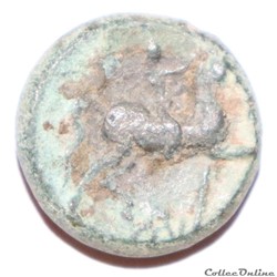 A identifier (pièce macédonienne au cavalier ? Philippe II ?)