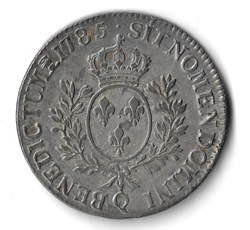 Ecu "aux branches d'oliviers" 1785 Q
