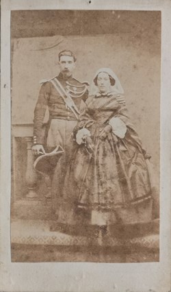 Gendarme Impérial, Second Empire, avec son épouse