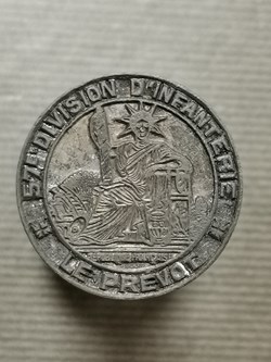 XXè siècle, Cachet du Prévôt de la 57è division d'Infanterie