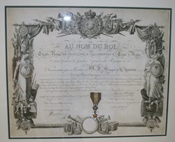 1818 Diplôme et Décoration de la Fidélité