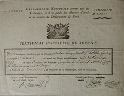 1ère Division de Gendarmerie servant près les Tribunaux