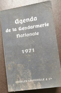 1971 Agenda de la Gendarmerie