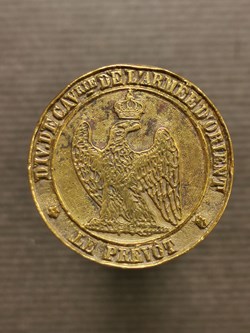 1855 Cachet du PREVOT de la DIVISION DE CAVALERIE DE L'ARMEE D'ORIENT