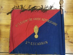 Fanion de la "6ème LEGION bis DE GARDE REPUBLICAINE - 2ème ESCADRON"