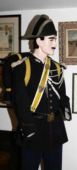 Mannequin Gendarme à Pied à partir 1872-1885
