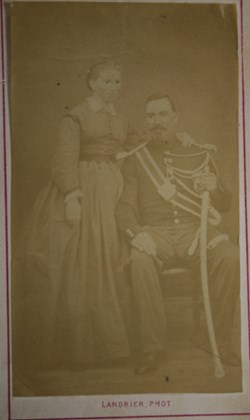 Gendarme Impérial, Second Empire, avec son épouse