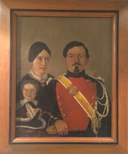 Gendarme Départemental avec sa famille, Monarchie de Juillet entre 1830 et 1836