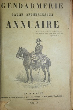 1902 Annuaire de la Gendarmerie