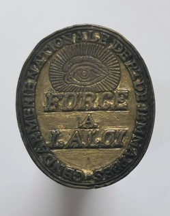 1793 à 1814, Cachet de la GENDARMERIE NATIONALE DE JEMMAPPES / FORCE A LA LOI