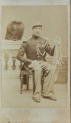 Gendarme de la Légion de Gendarmerie de la Seine, vers 1860