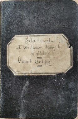 1918 Carnet liste de déserteurs par le Gendarme PONCET du Détachement de Gendarmerie en Italie