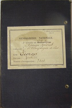 Livret 1935 Garde Républicain Mobile GEORGES Groupe Spécial 2ère Compagnie de Chars