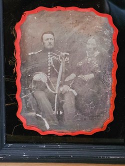 1850 vers, Gendarme avec son épouse
