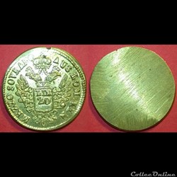 Demi-Souverain d'or" pour le Royaume de Lombardie-Vénétie