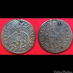 3 kreuzer Johann Ernst von Thun 1689