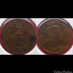 2 centimes Dupuis 1902