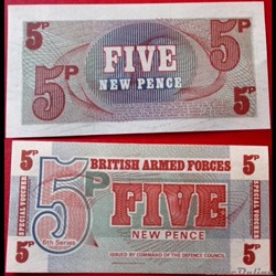 Royaume-Uni 5 New Pence ND