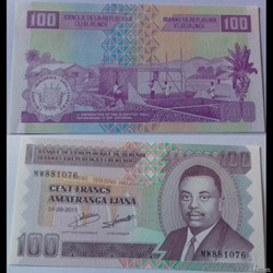 100 Francs - 2011 BURUNDI
