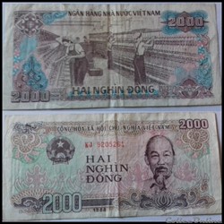 2000 dông Vietnam 1988