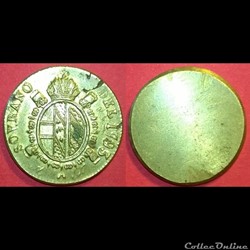 Poids monétaire Souverain d'Or François II, Milan, Lombardie