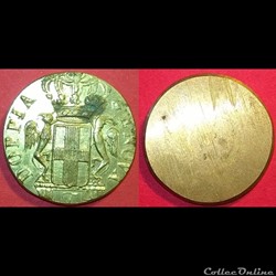 Poids monétaire de la pièce de 24 lires 1792-1793 Gênes