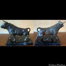 Taureau en bronze