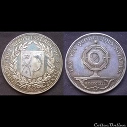 Jeton de Notaires Saint-Étienne 1886