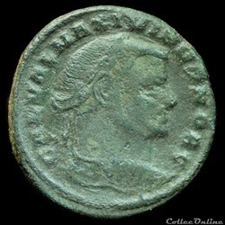 Follis de Maximin II Daïa césar pour Siscia