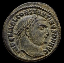 Follis de Constantin I auguste pour Cyzique