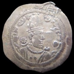 Drachme d'argent des Huns blancs Hephtalites