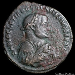 Follis de Dioclétien pour Antioche auguste senior