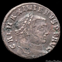 Follis de Galère Maximien auguste pour Tessalonique