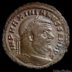 Follis de Maximien Hercule pour Carthage