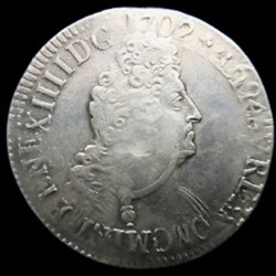 Ecu aux 8 L Louis XIV 1702/1694( 2 ème réformation)