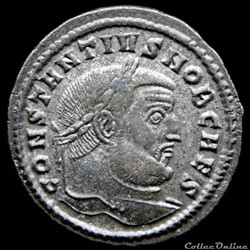 Follis de Constance Chlore césar pour Ticinium