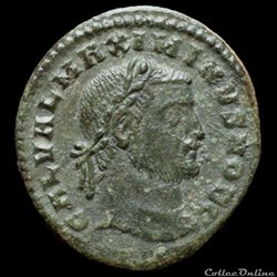 Follis de Maximin II Daïa césar pour Cysique