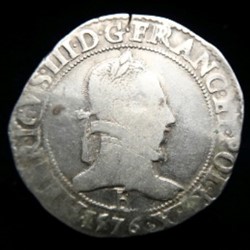 Franc d'argent Henri III Angers 1576