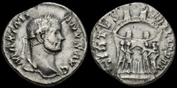 Argenteus de Maximien Hercule pour Trèves