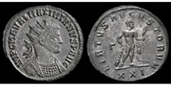 Aurelianus de Maximien Hercule pour Siscia 3 ème officine, 286-287