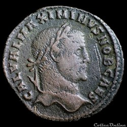 Follis de Maximin II Daïa césar pour Cysique
