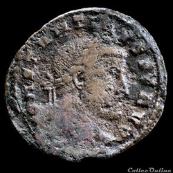 Follis de Constantin I auguste pour Ticinium